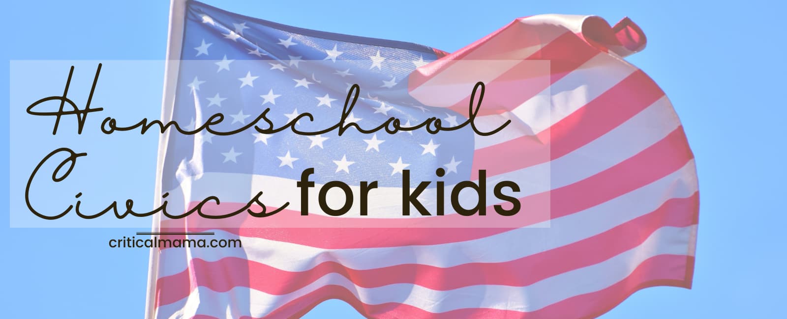 Homeschool Civics For Kids