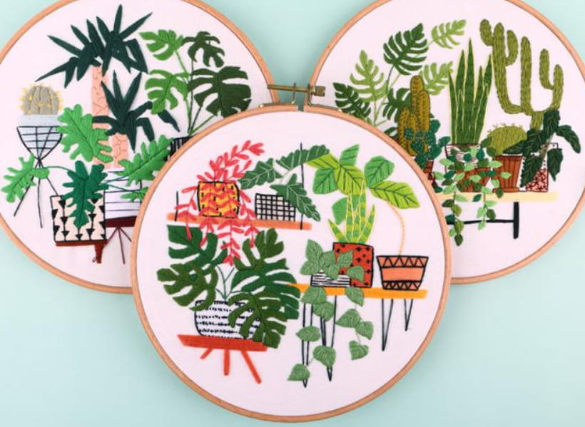 Embroidery Activity Kit For Adults