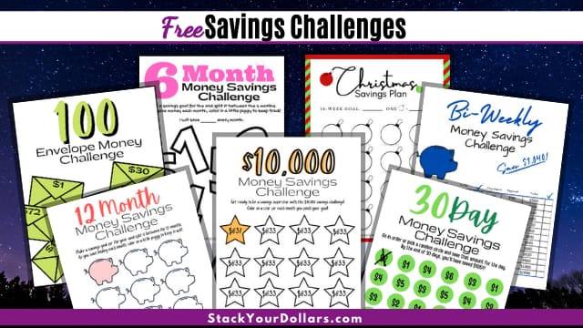 FREE Money Savings Challenges