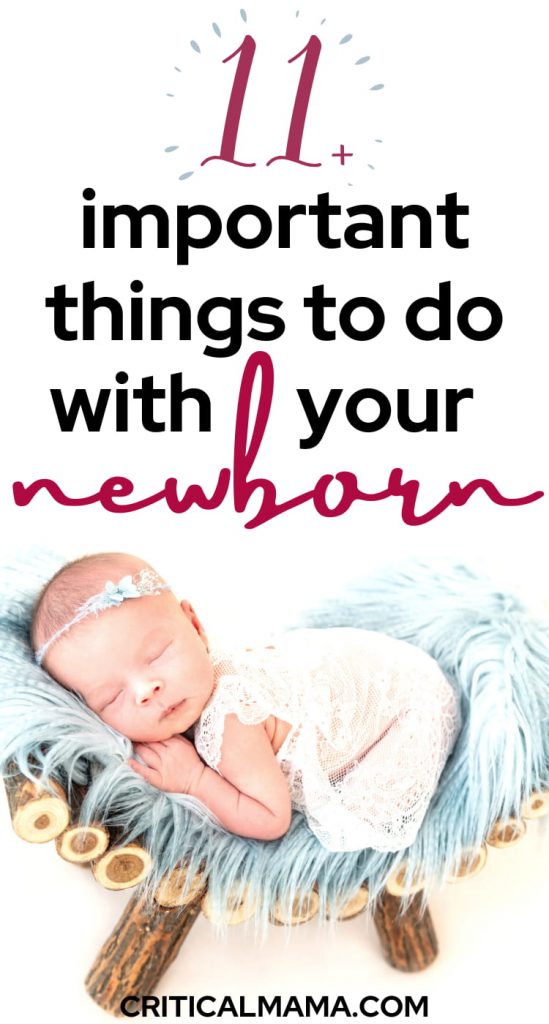 Things To Remember With A Newborn Baby