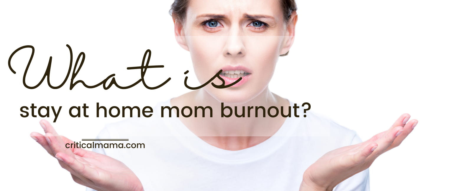 Lady Asking What Is Stay At Home Mom Burnout